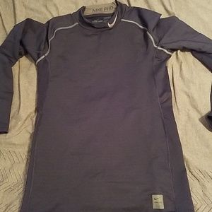 Nike navy thermal under shirt
